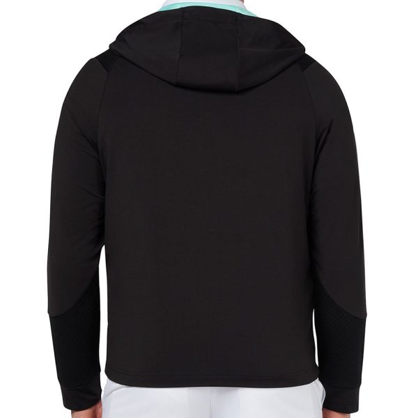 Callaway 1 4 Zip Mixed Media Technical Hoodie - Caviar Sale