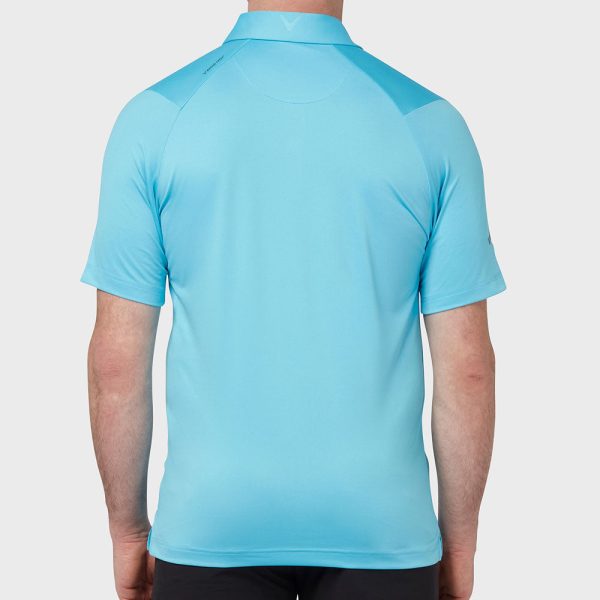 Callaway Swing Tech Solid Polo Shirt - Blue Grotto on Sale