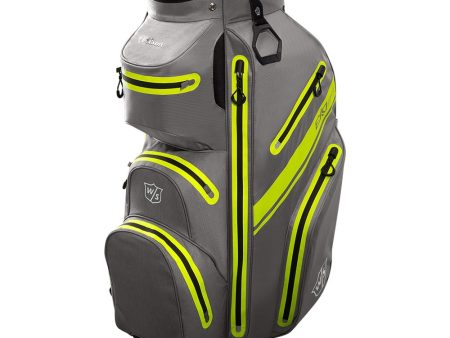 Wilson Exo Dry Waterproof Cart Bag - Charcoal Citron on Sale