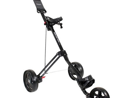 Masters 3 Series 3 Wheel Push Golf Trolley - Black For Discount