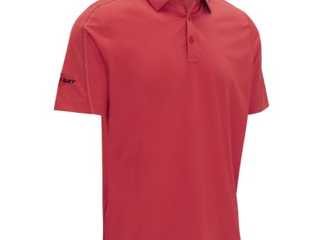 Callaway Contrast Stitch Colour Block Polo Shirt - Teaberry For Cheap