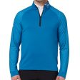 Callaway 1 4 Zip Odyssey Blocked Pullover - Vallarta Blue For Cheap