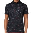 Callaway All Over Chev Geo Polo Shirt - Caviar Online