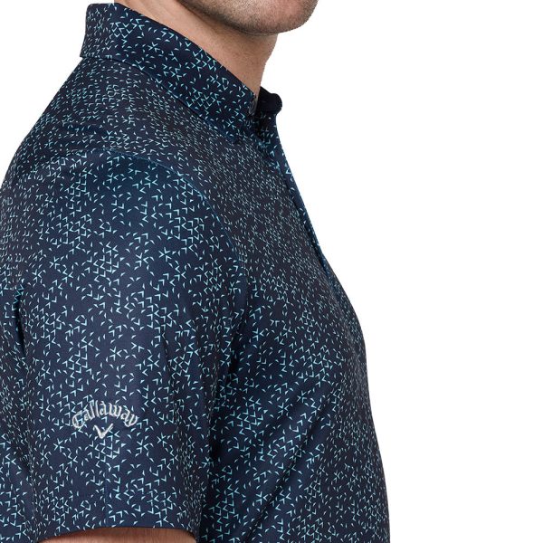 Callaway All Over Chev Polo Shirt - Peacoat Supply