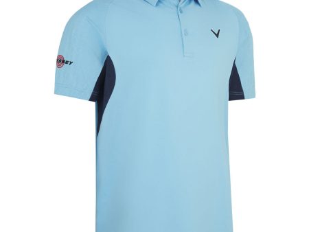 Callaway Odyssey Blocked Polo Shirt - Blue Grotto Online