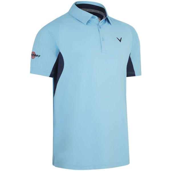 Callaway Odyssey Blocked Polo Shirt - Blue Grotto Online