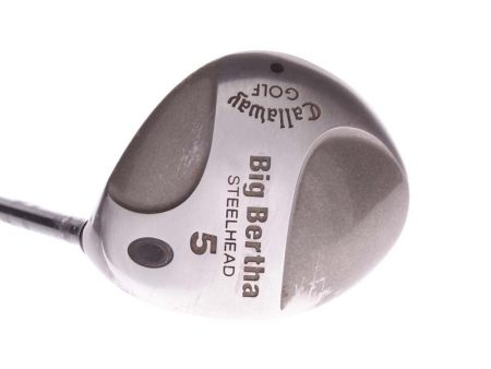 Callaway BIG BERTHA STEELHEAD Steel Ladies Right Hand Fairway 5 Wood 18 Degree Ladies - Ladies Gems 99 Sale