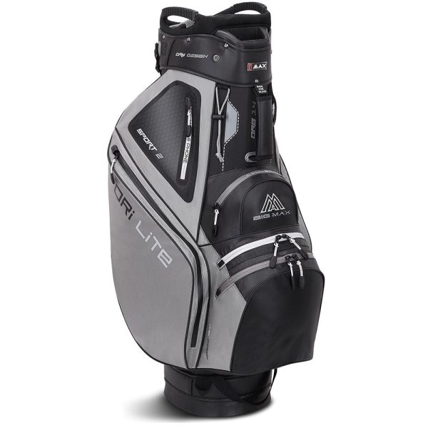 Big Max Dri Lite Sport 2 Cart Bag - Grey Black Discount