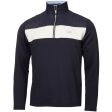 Calvin Klein Danvers 1 4 Zip Pullover - Navy Online now