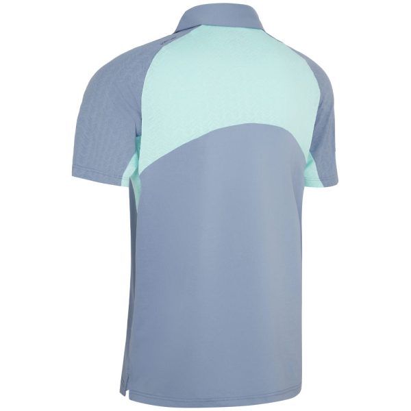 Callaway Odyssey Blocked Polo Shirt - Infinity Aruba Blue Fashion