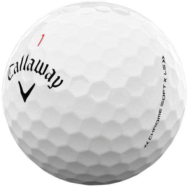 Callaway Chrome Soft X LS Golf Balls - White - 12 Pack Online now