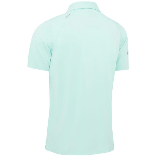 Callaway Swing Tech Solid Polo Shirt - Aruba Blue Cheap