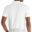 Calvin Klein Fracture Print Polo Shirt - White Pale Silver Fashion