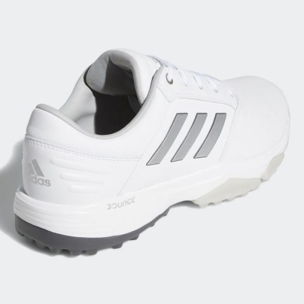 adidas 360 Bounce SL Spikeless Shoes - White Silver Grey For Discount