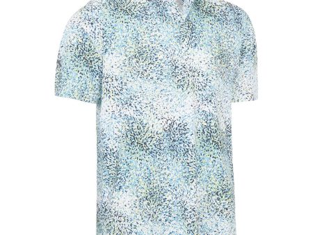 Callaway Abstract Artisan Print Polo Shirt - Bright White Online