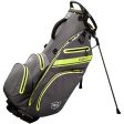 Wilson Exo Dry Waterproof Stand Bag - Charcoal Citron Silver Hot on Sale