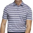 adidas 2 Colour Stripe Polo Shirt - Collegiate Navy White Supply