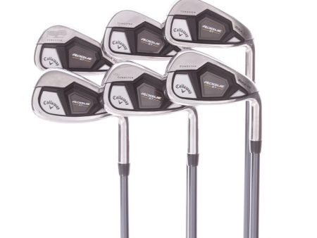 Callaway Rogue ST Max OS Graphite Mens Right Hand Irons 5-PW Stiff - Recoil Dart F4 Cheap