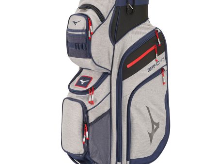 Mizuno BR-D4C Cart Bag - Grey Navy Online Sale