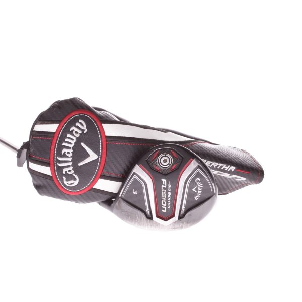 Callaway Big Bertha Fusion Graphite Men s Right Hand Fairway 3 Wood 15 Degree Regular - Recoil F3 Online now