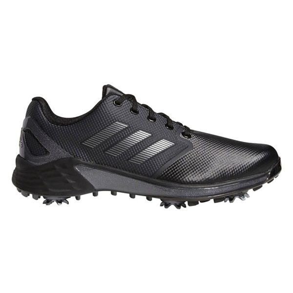 adidas ZG21 Spiked Waterproof Shoes - Core Black Dark Silver Metallic Grey Five Online