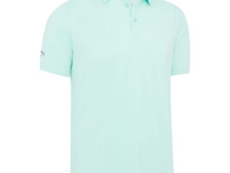 Callaway Swing Tech Solid Polo Shirt - Aruba Blue Cheap