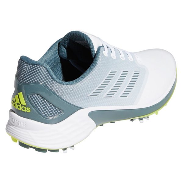 adidas ZG21 Spiked Shoes - Cloud White Acid Yellow Blue Oxide on Sale