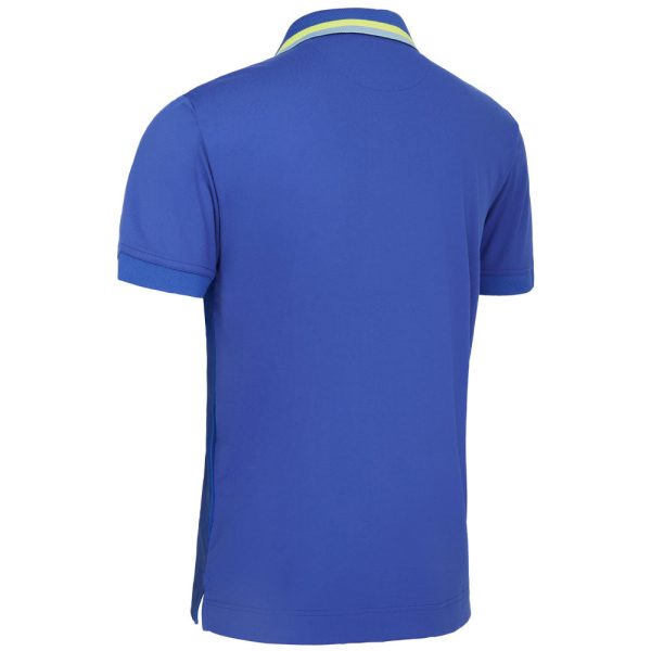 Callaway Ombre Chev Print Polo Shirt - Clematis Blue For Cheap