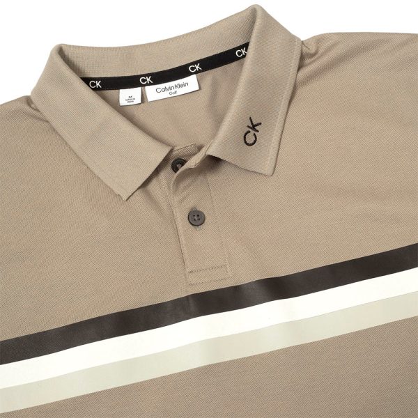 Calvin Klein Parker Polo Shirt - Cameo Green on Sale