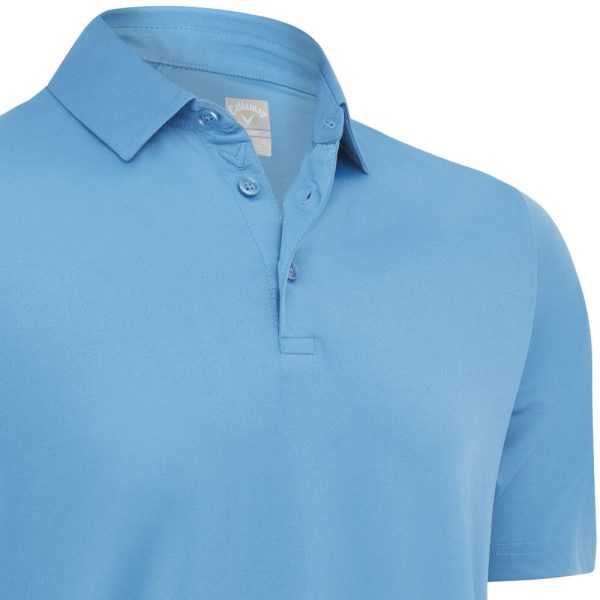 Callaway Swing Tech Solid Polo Shirt - Vallarta Blue Cheap