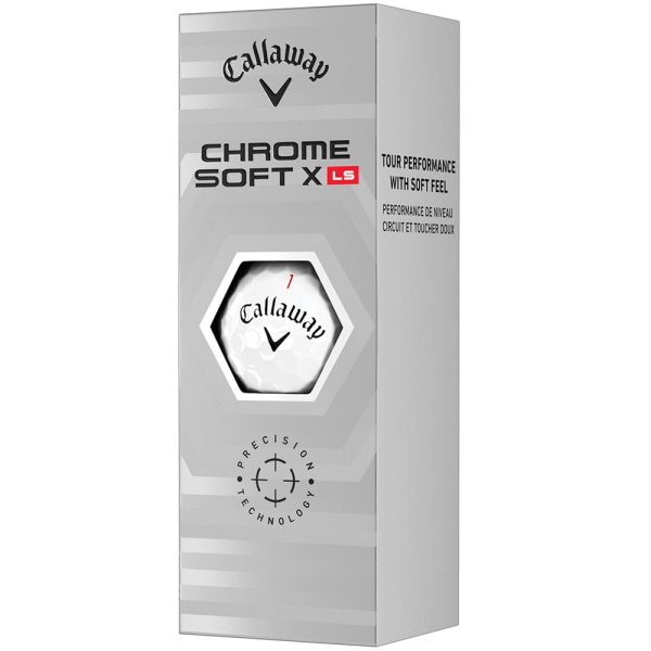 Callaway Chrome Soft X LS Golf Balls - White - 12 Pack Online now