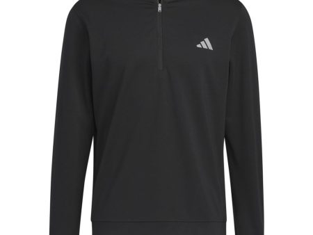 adidas Elevated 1 4 Zip Pullover - Black Supply