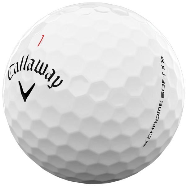 Callaway Chrome Soft X Golf Balls - White - 12 Pack on Sale