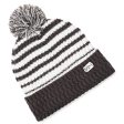 Callaway Winter Pom Pom Beanie Hat - Charcoal White Fashion