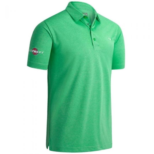 Callaway Odyssey Birdseye Polo Shirt - Light Green Heather For Cheap