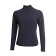 Green Lamb Regan Cotton Roll Neck Top - Navy Online Sale