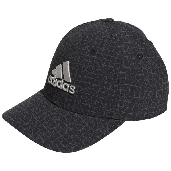 adidas Tour Print Cap - Black Discount