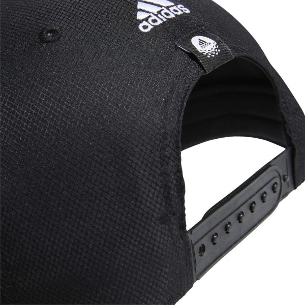 adidas Tour 3 Stripe Cap - Black White For Sale