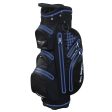 Ben Sayers Hydra Pro Waterproof Cart Bag - Black Purple Hot on Sale