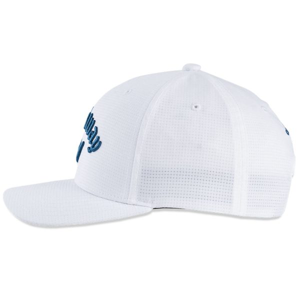 Callaway Tour Authentic Performance Cap - White Blue Slate Cement Sale