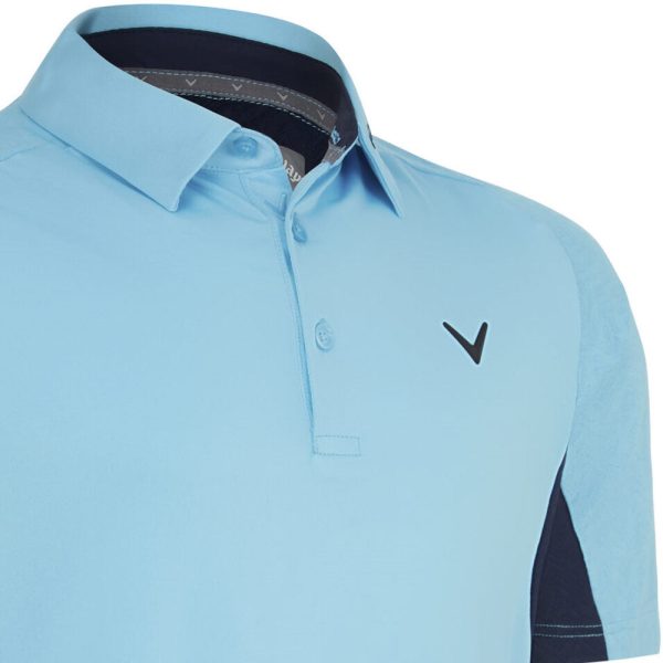 Callaway Odyssey Blocked Polo Shirt - Blue Grotto Online