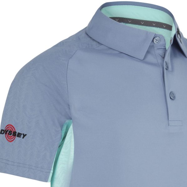 Callaway Odyssey Blocked Polo Shirt - Infinity Aruba Blue Fashion