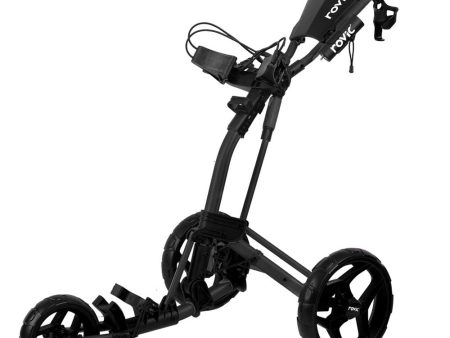 Clicgear Rovic RV2L 3-Wheel Push Trolley - Charcoal Black Sale