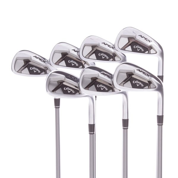 Callaway Apex 21 Graphite Men s Right Hand Irons 5-PW+AW Stiff - Catalyst 75 6.0 Online