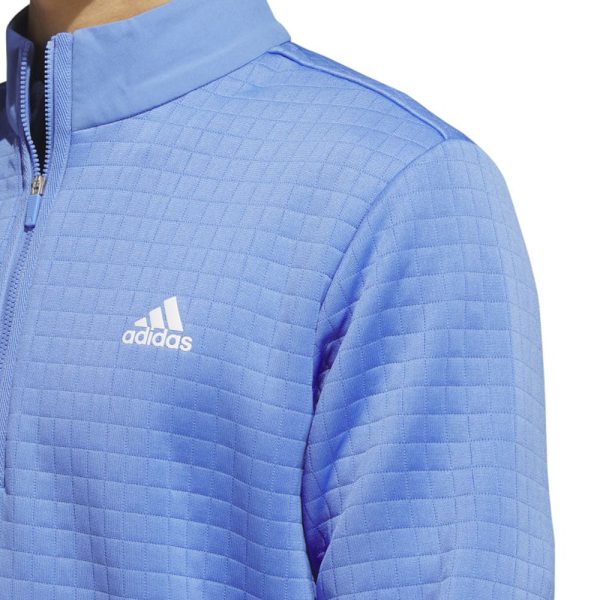 adidas DWR 1 4 Zip Pullover - Blue Fusion For Cheap