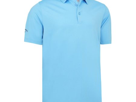 Callaway Swing Tech Solid Polo Shirt - Blue Grotto on Sale