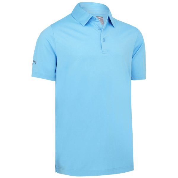 Callaway Swing Tech Solid Polo Shirt - Blue Grotto on Sale