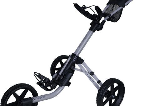 Fastfold Mission 5.0 3-Wheel Push Trolley - Matt Grey Black Discount