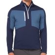 Callaway Aquapel 1 2 Zip Pullover Sweater - Peacoat Bright White Online Sale