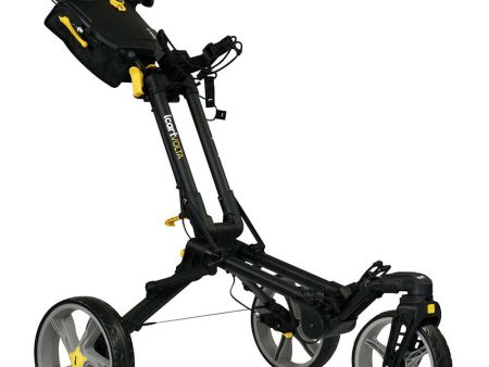 iCart Volta 360 3 Wheel Push Trolley - Black on Sale